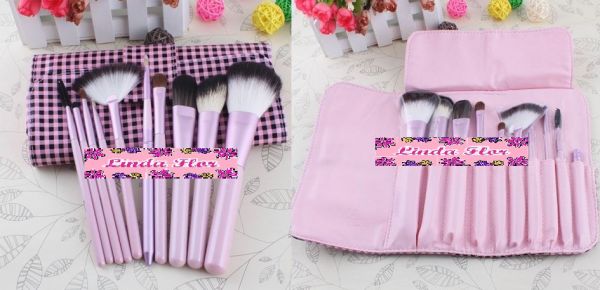 Kit Pincéis 10 pcs + Estojo