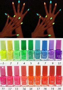 Esmalte Importado BK Fluorescente - Pacote c/ 3 Unidades
