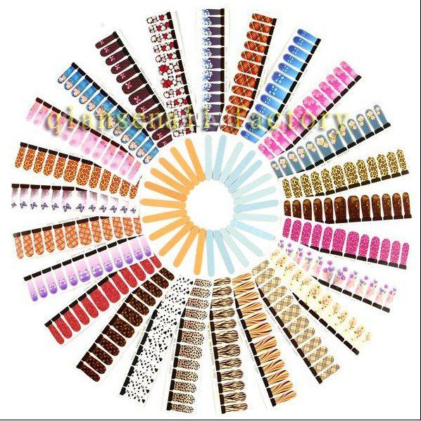 Kit 300 Adesivos de Unhas.